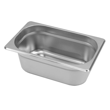 Pojemnik GN 1/4 ze stali nierdzewnej Mega-M 26,5x16,2x10cm