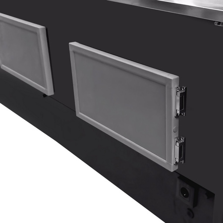 Lada chłodnicza Mega-M ROSA E375K black Remote