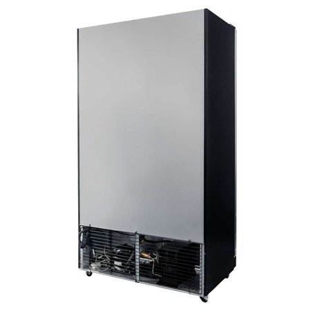 Witryna chłodnicza Mega-M DIEGO R112 Prestige black  S-112 cm G-63 cm H-198 cm N