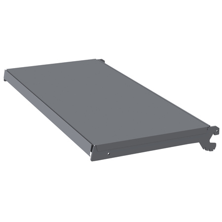 Regał sklepowy Mega-M Merkury przyścienny H-170 cm L-103 cm G-47/4x47 cm (GC-55 cm) grafit moduł bazowy N