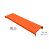 Regał metalowy magazynowy 5-półkowy Mega-M FORTIS LIGHT H-200 cm L-200 cm G-50 cm moduł bazowy