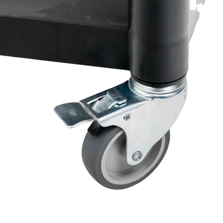 Wózek gastronomiczny kelnerski 80x40x95 cm Mega-M 3 półki tworzywo sztuczne