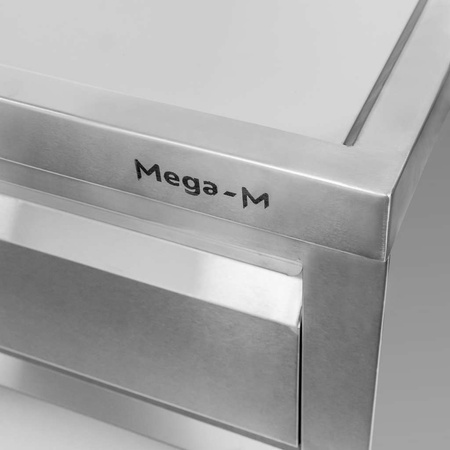 Szafka mobilna z trzema szufladami Mega-M 60x60x85 cm stal nierdzewna