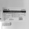 Witryna chłodnicza z drzwiami przesuwnymi 1048L Mega-M RICO i133oświetlenie LED podświetlany górny plafon reklamowy