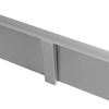 Półka wisząca pojedyńcza ze stali nierdzewnej Mega-M S-120 cm G-30 cm N