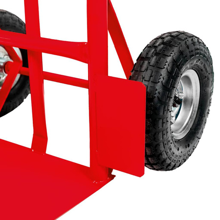 Wózek magazynowy młynarka Mega-M 2w1 transportowy czerwony 250kg karton N