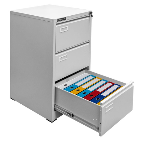 Szafka metalowa na dokumenty Mega-M 3 szuflady kartotekowa