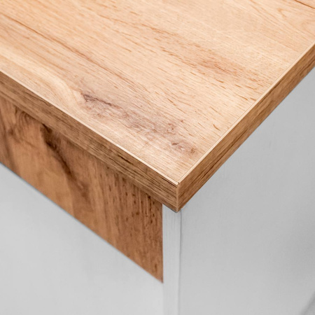 Lada sklepowa sprzedażowa Mega-M H-90 cm L-150 cm G-60 cm sosna andersen/dąb wotan