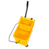 Wózek hotelowy do sprzątania Mega-M  jednowiaderkowy z prasą 20L żółty