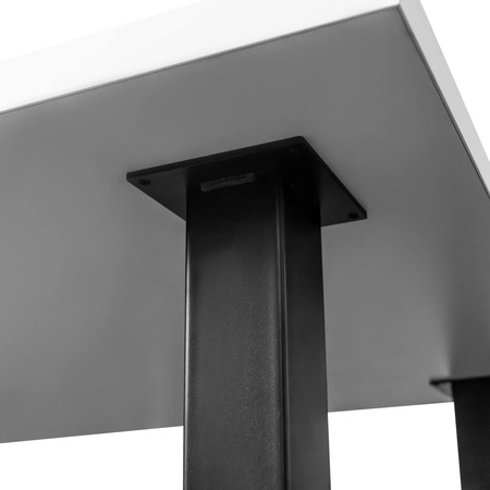 Stół konferencyjny Mega-M H- 76 cm L- 200 cm G- 120 cm biel alpejska N