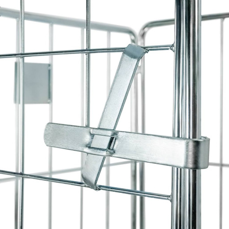 Rollkontener (rollcage, rollbox) wózek siatkowy pralniczy Mega-M Universal cztery ściany ocynkowany