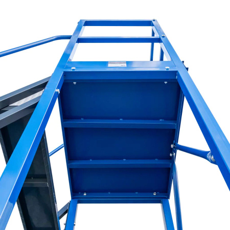 Drabina magazynowa przejezdna pomost magazynowy Mega-M STANDARD H-300 cm 12 stopni