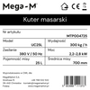 Kuter masarski gastronomiczny ze stali nierdzewnej Mega-M 25 L 300 kg/h 2200-2800 W