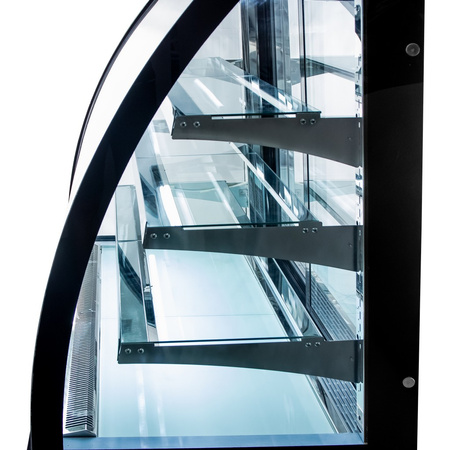 Witryna cukiernicza Mega-M CLARA S120 black