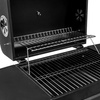 Grill ogrodowy węglowy Mega-M 2x stolik boczny 42x30 N