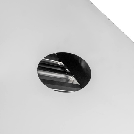 Okap gastronomiczny skośny z łapaczem tłuszczu Mega-M 150x100x50 cm stal nierdzewna