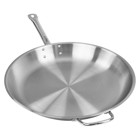 Patelnia ze stali nierdzewnej Mega-M ⌀36 cm