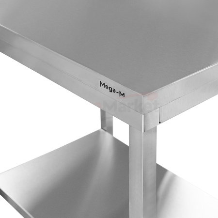 Stół gastronomiczny Mega-M 1400x700/2półki/MDF/N