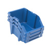 Pojemnik magazynowy Mega-M kuweta warsztatowa M plastikowa 200x300x130 mm niebieski (pakiet 5 szt.) N