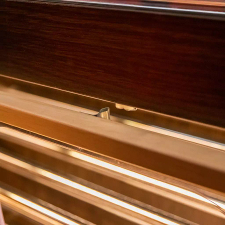 Regał na pieczywo H-180 cm L-125 cm G-60 cm plexi oświetlenie LED venge magia