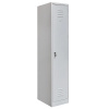 Szafka ubraniowa BHP Mega-M J-40 1 drzwiowa szara S-36 cm G-50 cm H-180 cm skręcana N