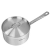 Rondel gastronomiczny wysoki z pokrywką Mega-M PRO 5l śr. 22 cm x h 12 cm N