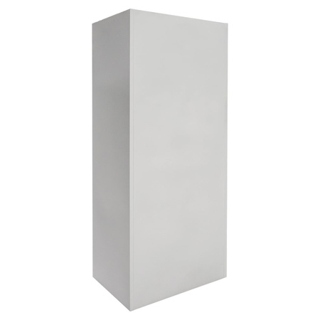 Szafka ubraniowa BHP Mega-M J-80/L 4 drzwiowa typ L szara S-80 cm G-50 cm H-180 cm skręcana N