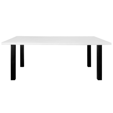 Stół konferencyjny Mega-M H- 76 cm L- 200 cm G- 120 cm biel alpejska N
