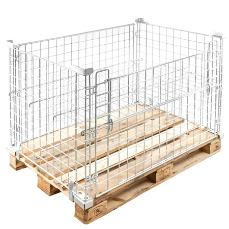 Półka do Gitterboxu nadstawki paletowej ocynk Mega-M 121x75 cm