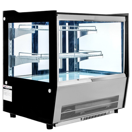 Witryna chłodnicza nastawna Mega-M ELSA MINI S66 S-66 cm G-53 cm H-69 cm inox N