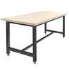 Stół warsztatowy Mega-M S-180 cm x G-75 cm x H-80 cm system 01 grafit N