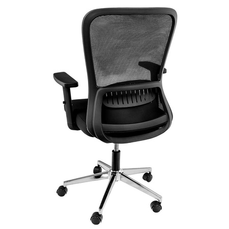 Fotel biurowy obrotowy FURVERO Norma BM/A1D/L1D czarny spełnia wymogi BHP