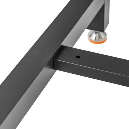 Stół warsztatowy Mega-M S-150 cm + szafka 1 szuflada system 01 grafit/front szary N
