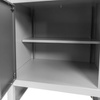 Stół warsztatowy Mega-M  HANDYMAN S-160cm x G-60 cm x H-85 cm 6 szuflad + 1 szafka grafit N