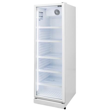 Witryna chłodnicza 1-drzwiowa 388L Mega-M DIEGO i59 White oświetlenie LED