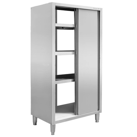 Szafa gastronomiczna przelotowa Mega-M 2-drzwiowa 100x50x180 cm stal nierdzewna
