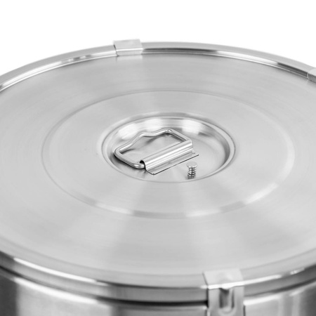 Termos gastronomiczny transportowy z kranem Mega-M UC 22L stal nierdzewna