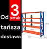 Regał metalowy magazynowy 5-półkowy Mega-M FORTIS LIGHT H-200 cm L-200 cm G-60 cm moduł bazowy WYSYŁKA PALETOWA