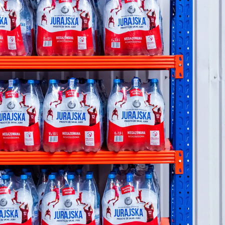 Regał magazynowy 10-półkowy Mega-M FORTIS LIGHT H-200 cm L-392.5 cm G-60 cm