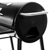 Grill ogrodowy węglowy Mega-M beczkowy z kominkiem 53x29 N