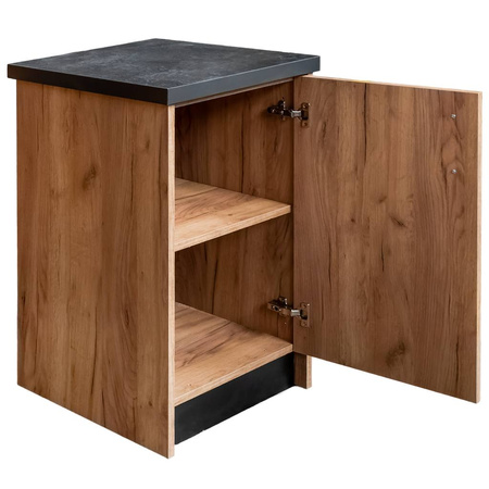 Szafka z lamelami Mega-M H-86 cm L-51 cm G-55 cm dąb kraft N