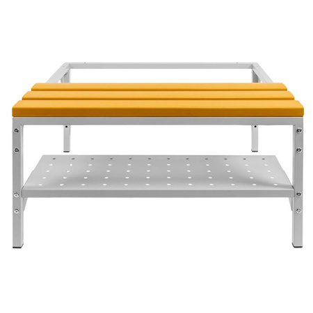 Półka na buty do podstawy z ławeczką WPC pod szafkę BHP 80 Mega-M 75x27x18 cm