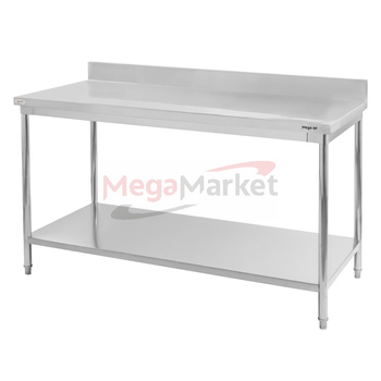 Stół gastronomiczny Mega-M 140X70 /2półki/1R/MDF/ N