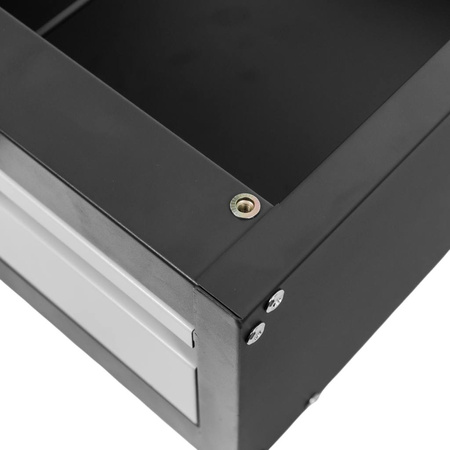 Szafka narzędziowa do stołów warsztatowych Mega-M 1 szuflada 37x48.5x19 cm grafitowa szary front