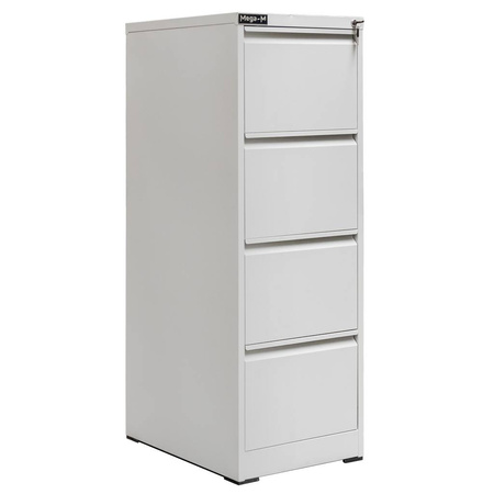 Szafka metalowa na dokumenty Mega-M 4 szuflady kartotekowa S-45 cm