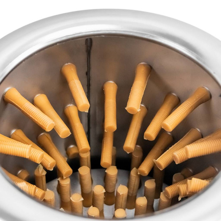 Skubarka do drobiu gołębi i przepiórek Mega-M CH 1-2G/P bęben 30.5 cm 1-2 przepiórki lub 1 gołąb/min 200 W