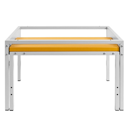 Podstawa z wysuwaną ławeczką WPC pod szafkę BHP Mega-M J-80 S-80 cm G-80 cm H-43 cm skręcana N