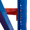 Regał metalowy magazynowy 5-półkowy Mega-M FORTIS LIGHT H-200 cm L-192.5 cm G-60 cm moduł dostawny