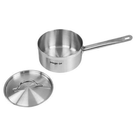 Rondel z pokrywką ze stali nierdzewnej Mega-M PRO 3L 18x10 cm