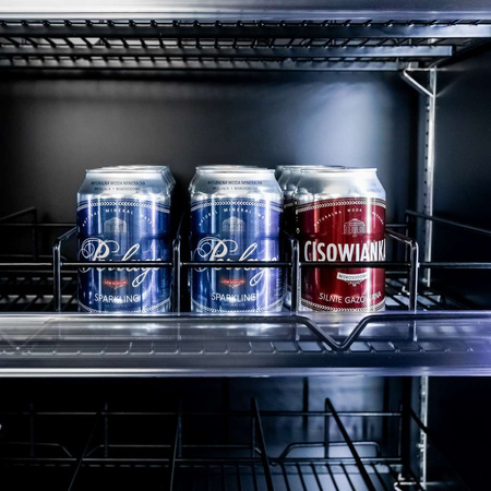 Witryna chłodnicza 3-drzwiowa 1200L Mega-M DIEGO R168 Prestige black oświetlenie LED